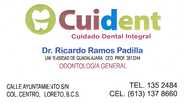 Ricardo Ramos dentist Loreto Mexico