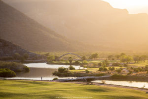 The Loreto Bay golf course weaves through the community along the water.