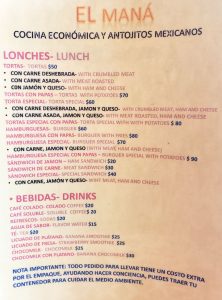El Mana Lunch March 2020