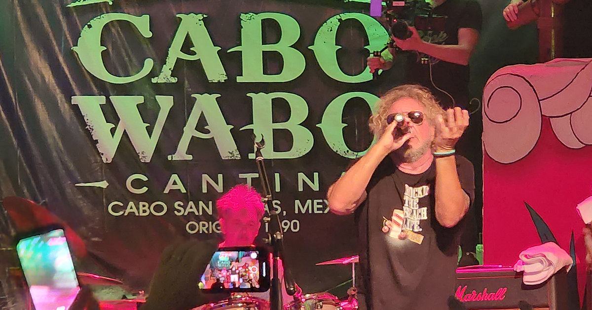 Sammy Hagar Rocks 75th Birthday at Cabo Wabo Cantina