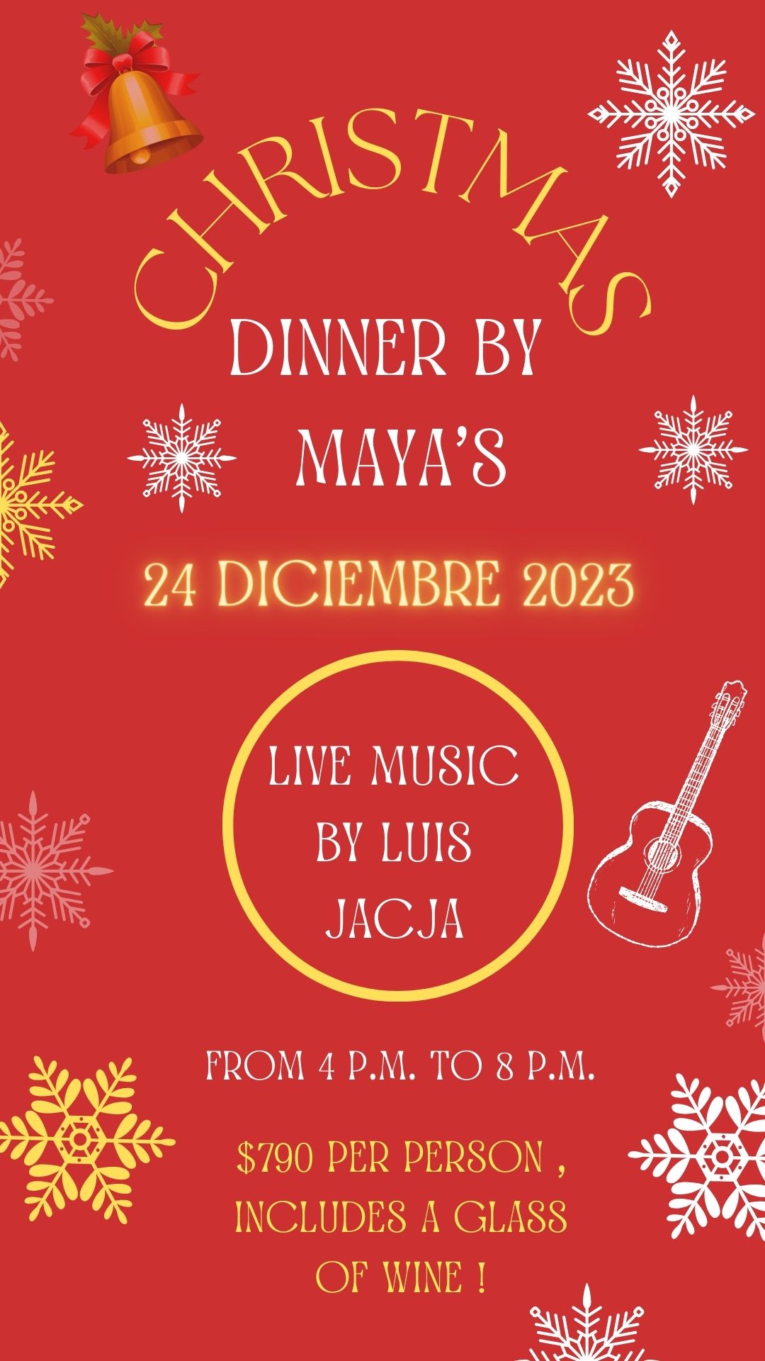 Christmas Dinner 2023 at Maya