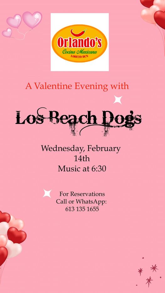 A Valentine Evening With Los Beach Dogs