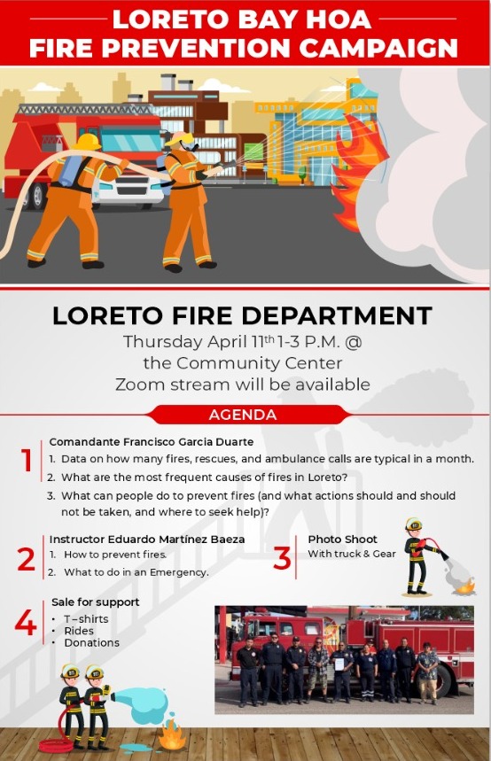 Loreto Fire Department Agenda