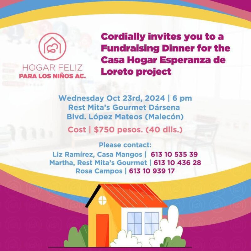 Casa Hogar Esperanza de Loreto Fundraising Dinner 2024